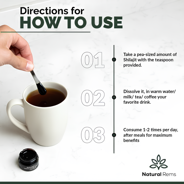 Natural Rems Shilajit Resin