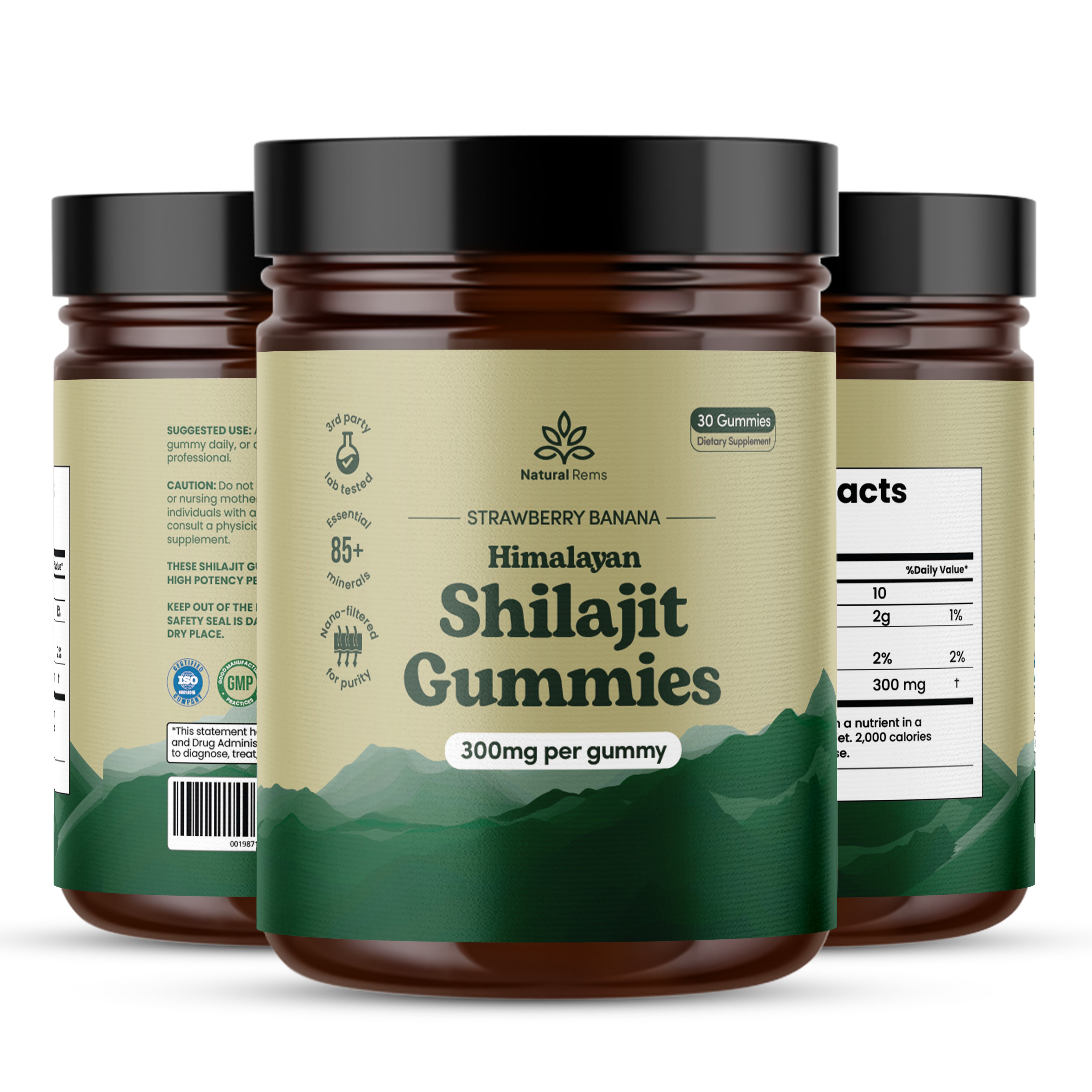 100% Pure Shilajit Gummies – Natural Rems