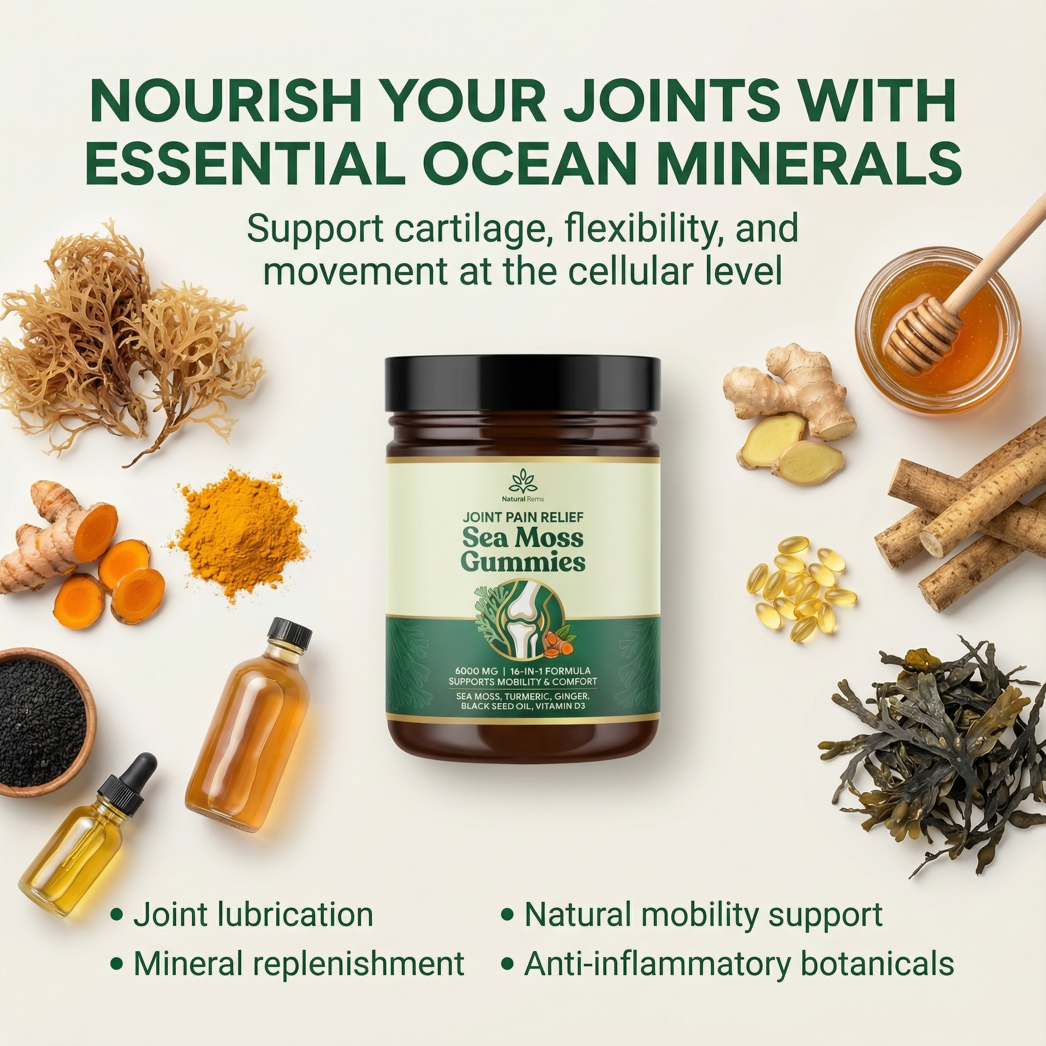 Sea Moss 16-In-1 Gummies - For Joint Comfort & Mobility
