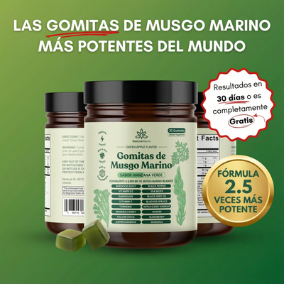 Gomitas de Musgo Marino 16 en 1