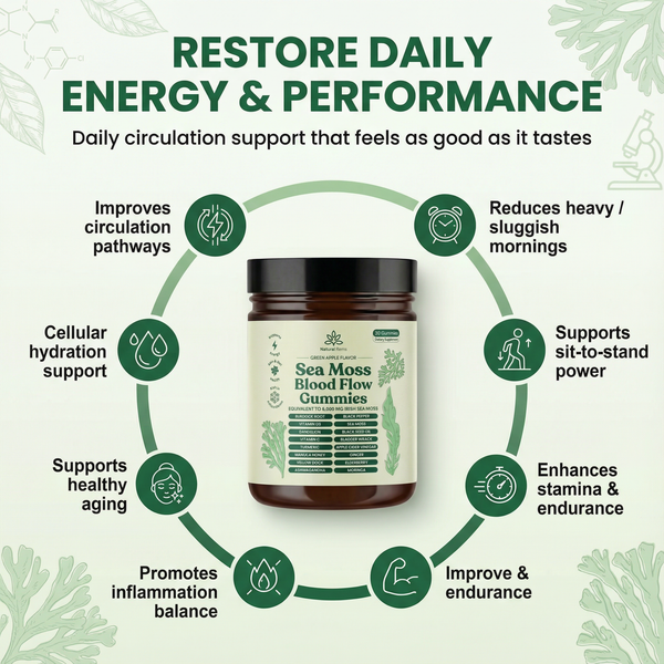 Sea Moss 16-In-1 Gummies - For Bloodflow & Male Vitality