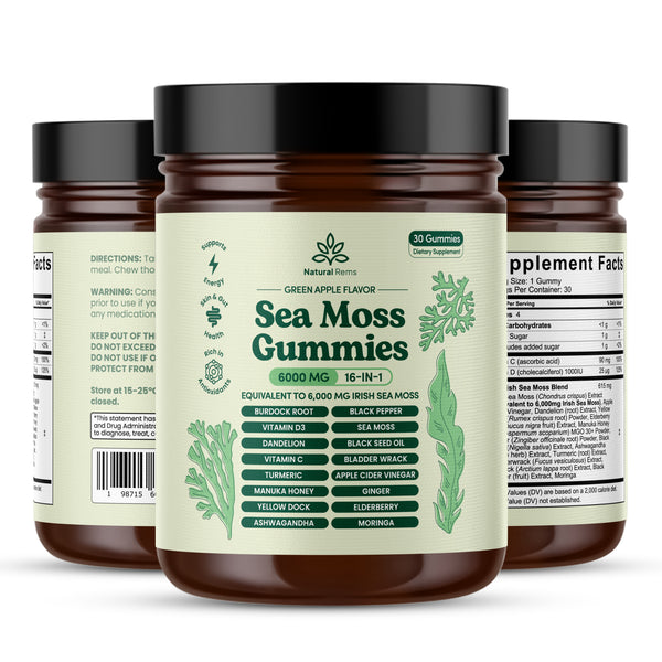 Wild-Crafted Sea Moss 16-In-1 Gummies