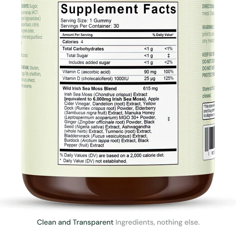 Sea Moss 16 In 1 Gummies