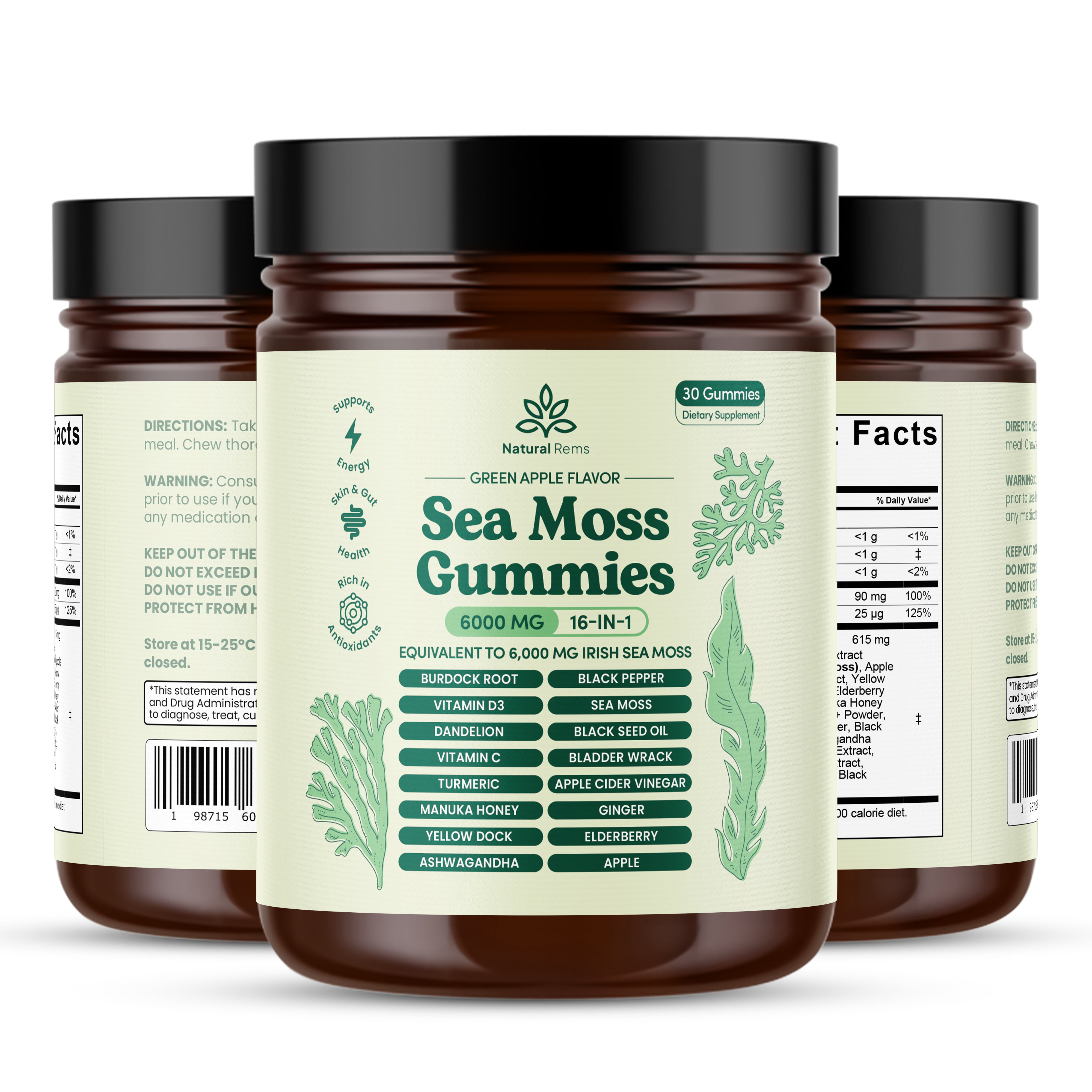 Natural Rems Gummies Sea moss gummies – Natural Rems