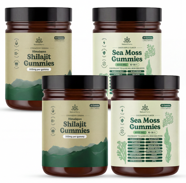 Ultimate Vitality Bundle - Shilajit and Sea Moss Gummies