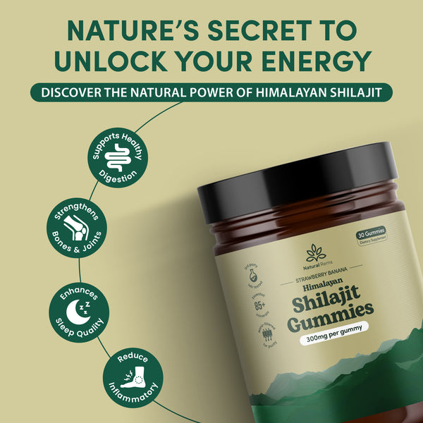 100% Pure Shilajit Gummies