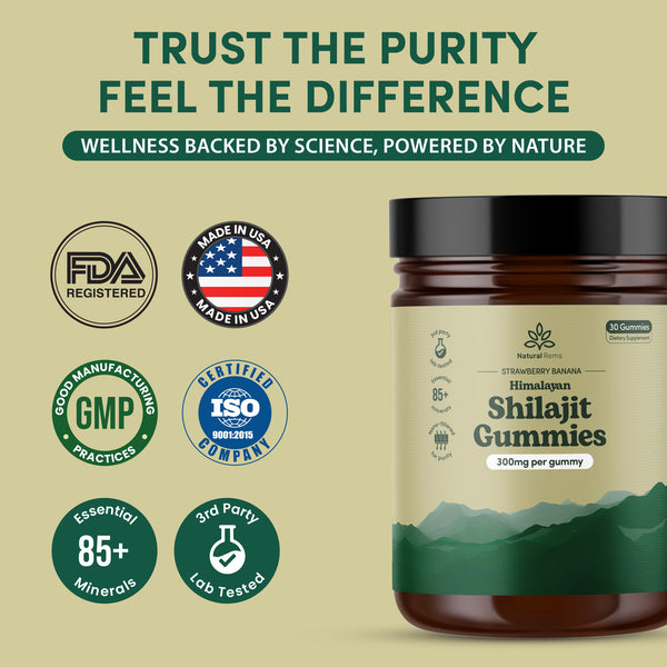 Natural Rems Shilajit Gummies