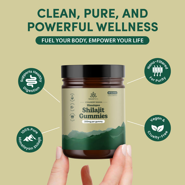 100% Pure Shilajit Gummies