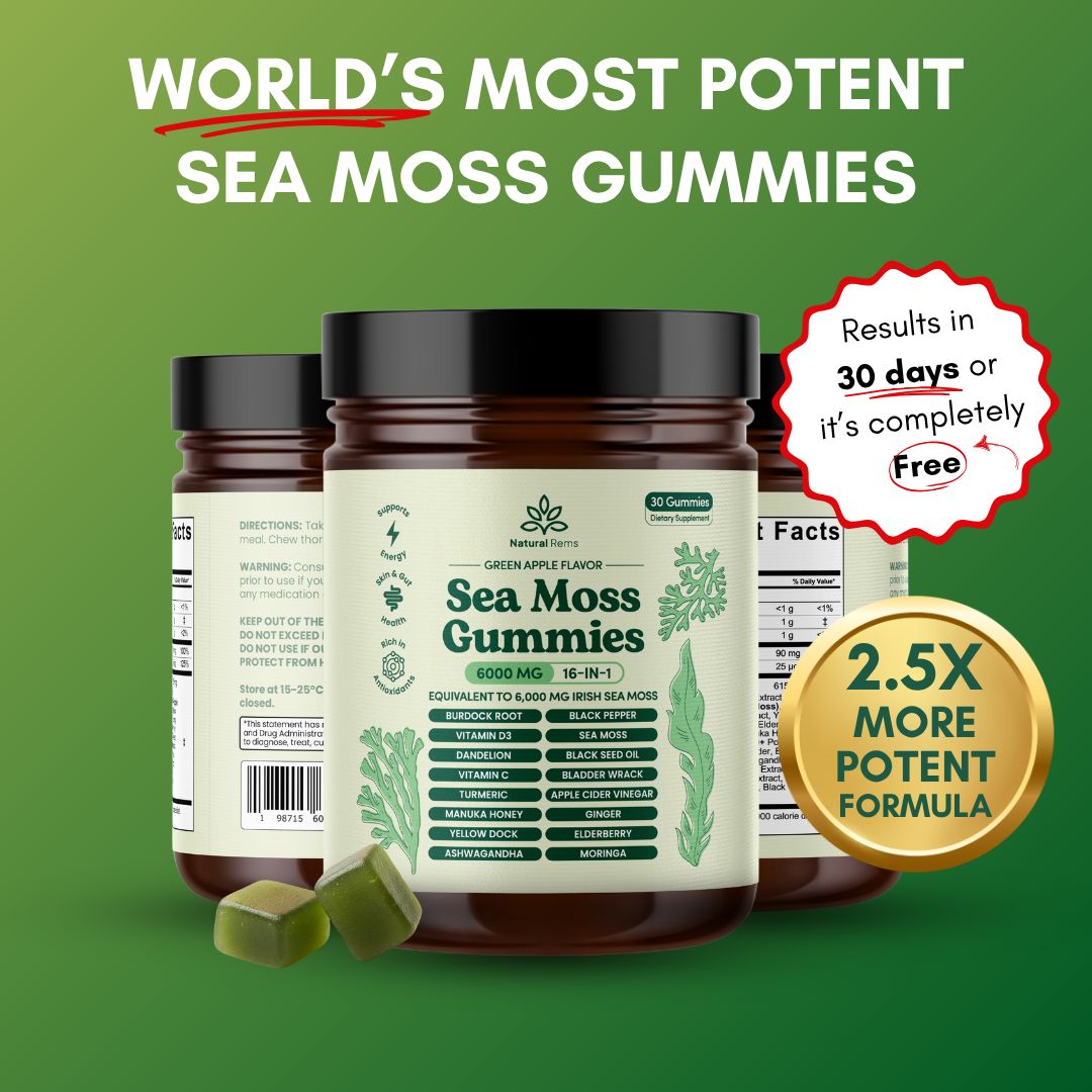 Natural Rems Shilajit 16-in-1 Gummies