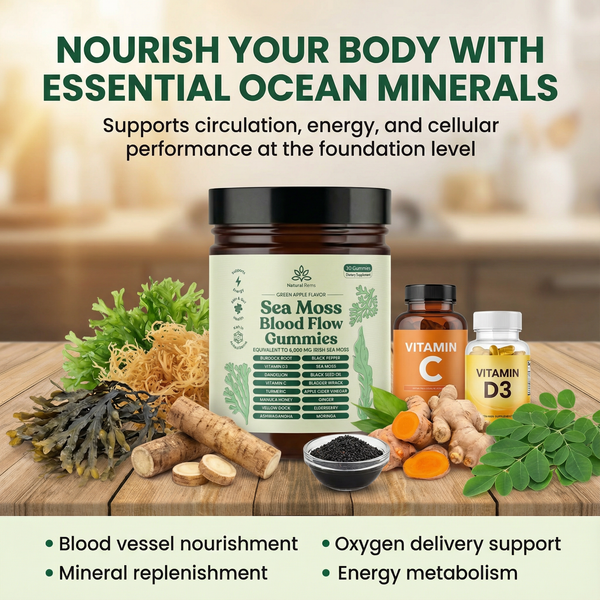 Sea Moss 16-In-1 Gummies - For Bloodflow & Male Vitality