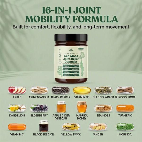 New Years Sale - Sea Moss 16-In-1 Gummies For Joint Comfort & Mobility