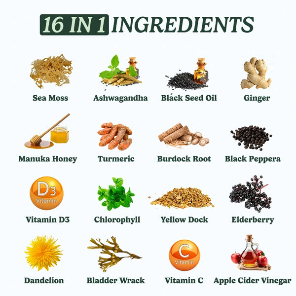 Sea Moss 16 In 1 Gummies